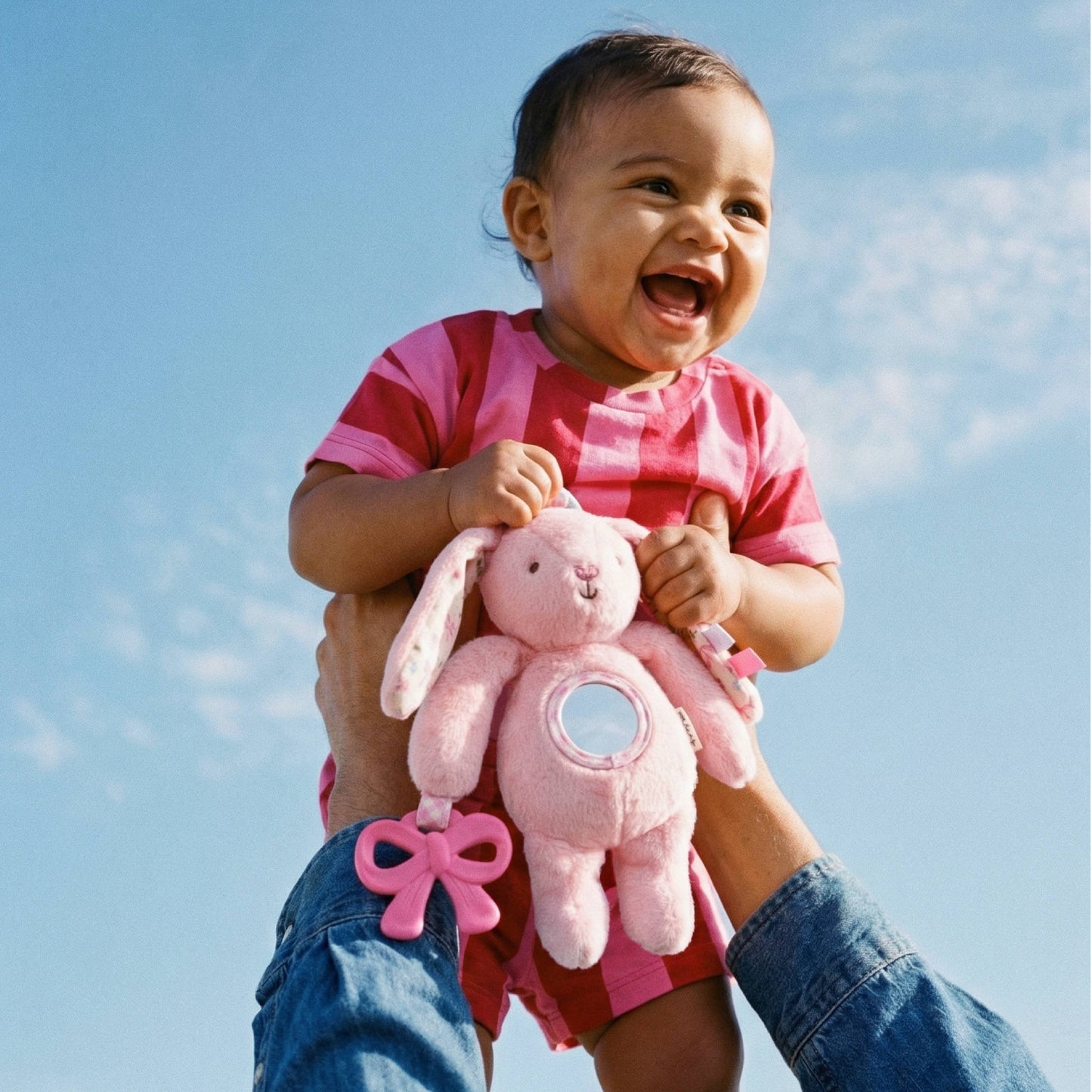 Itzy Ritzy Bitzy Traveler-Pink Bunny