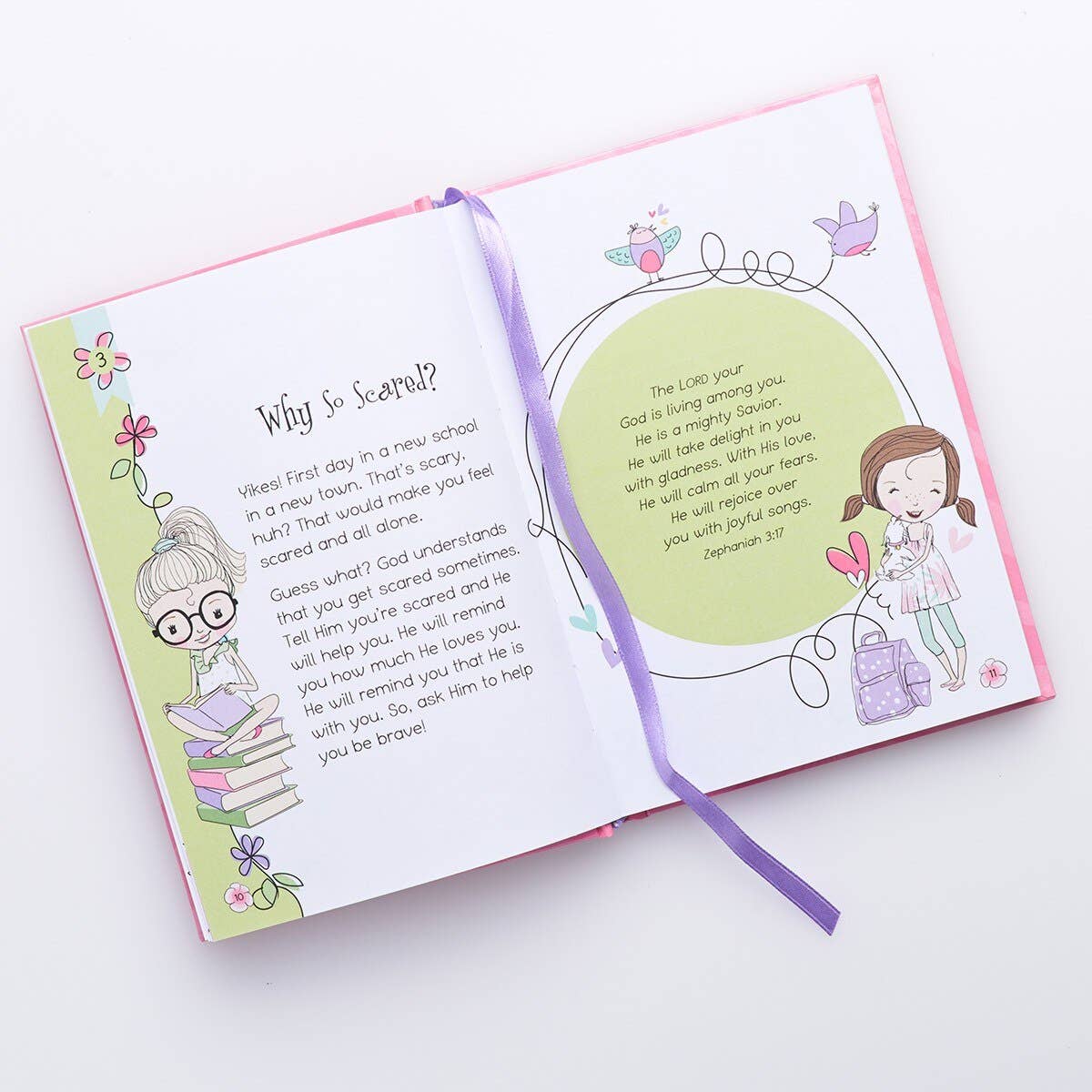 Christian Art Gifts Kid Book 101 Devotions for His Princesses Hardcover