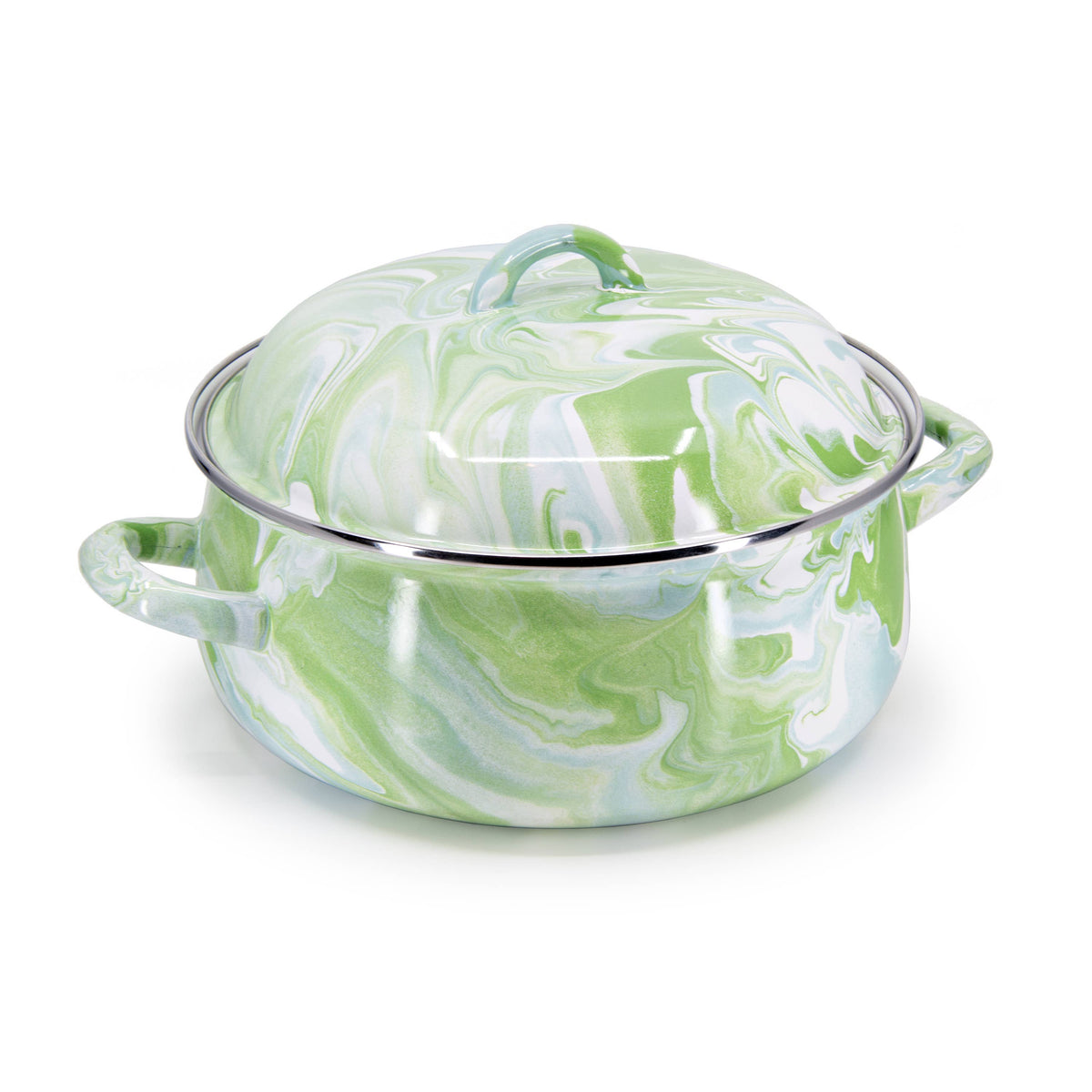Golden Rabbit Enamelware Modern Monet Dutch Oven