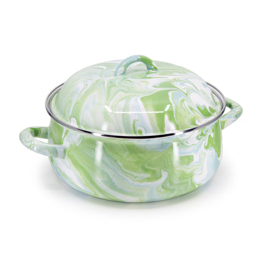 Golden Rabbit Enamelware Modern Monet Dutch Oven