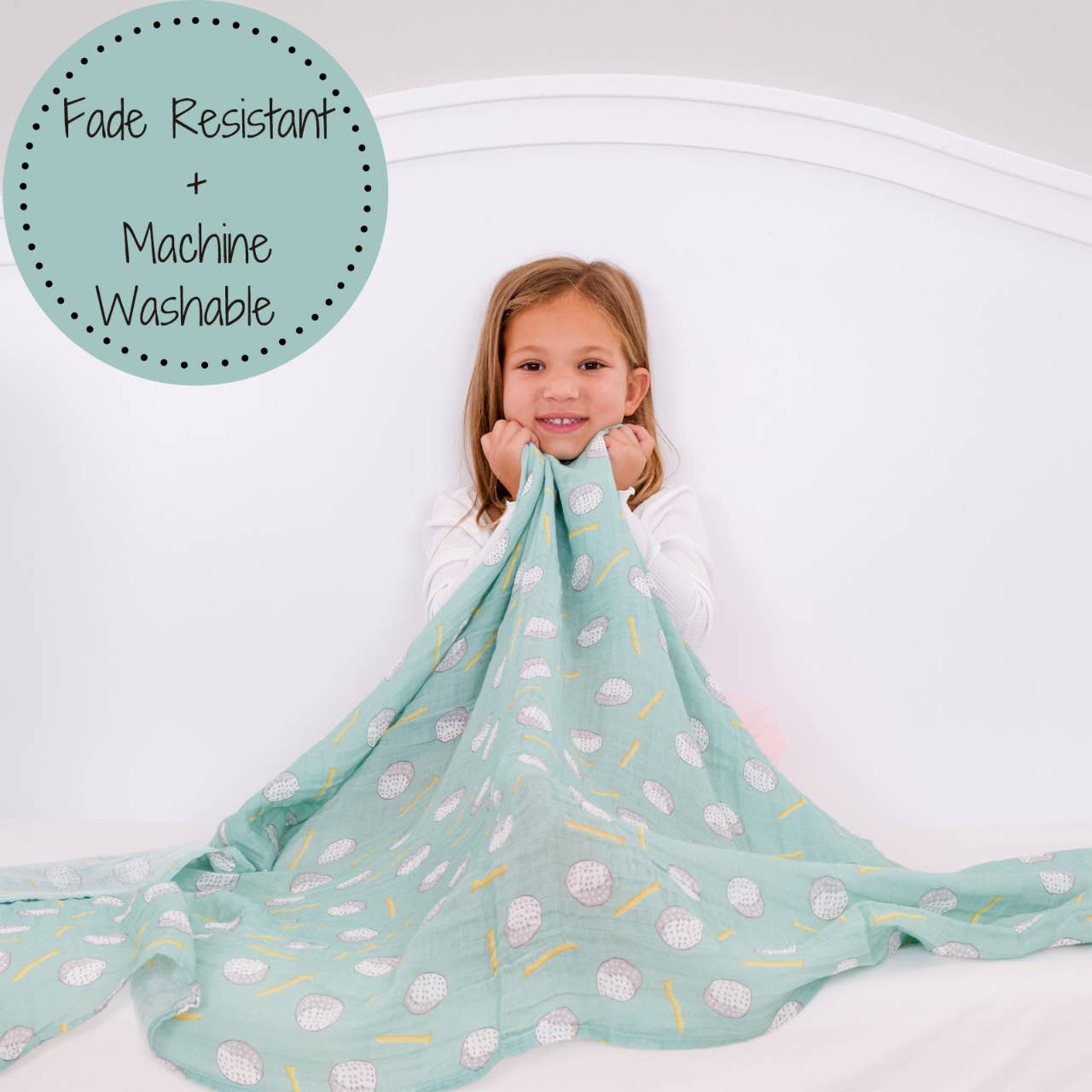 LollyBanks Baby Muslin Swaddle Blanket-Hole In One