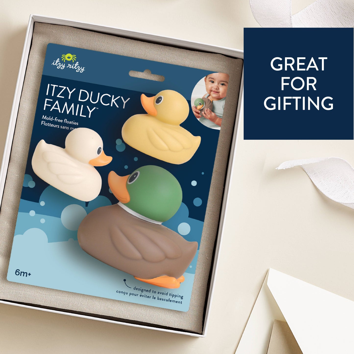 Itzy Ducky Family Bath & Table Toys