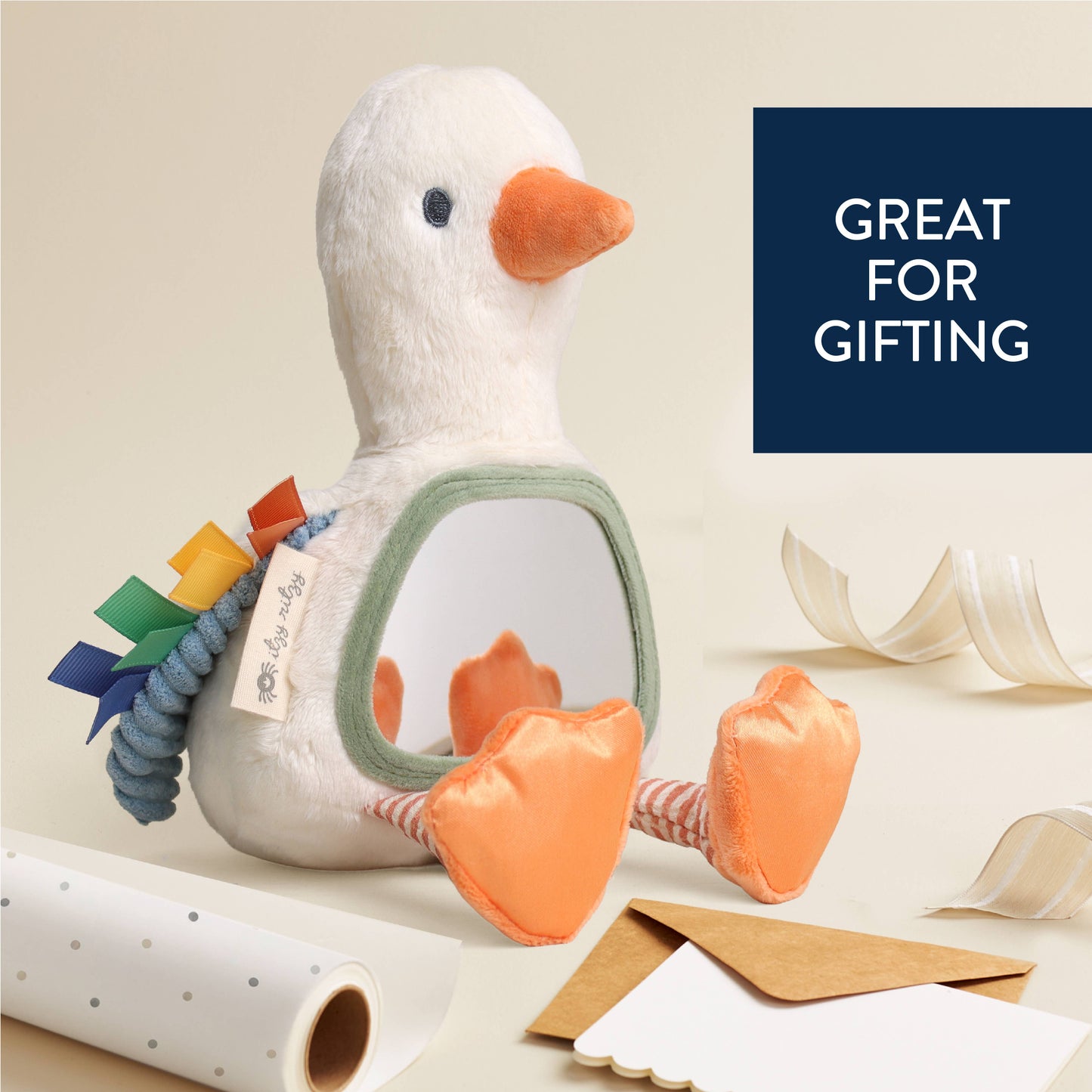 Itzy Ritzy Bitzy Sensory Mirror-Goose
