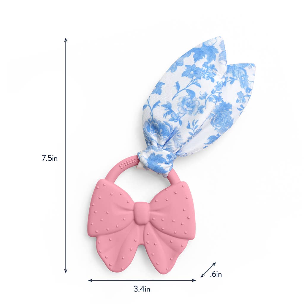 Itzy Ritzy Crinkle Crew-Pink Bow