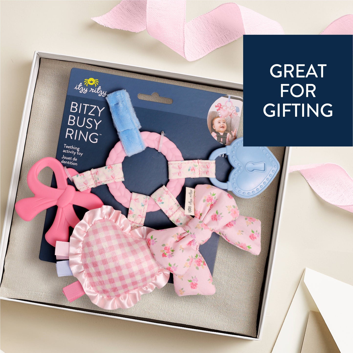 Itzy Ritzy Bow Bitzy Busy Ring