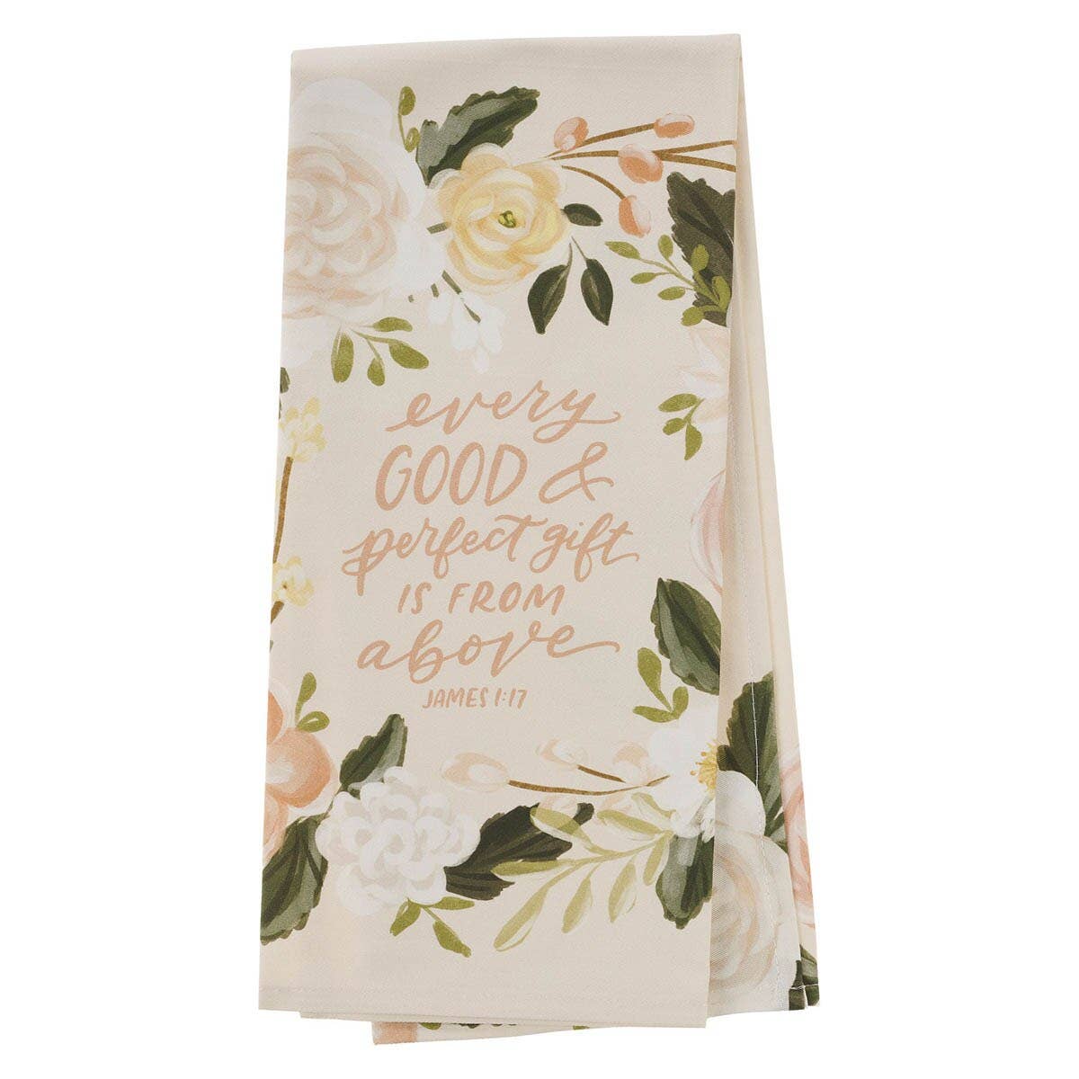Christian Art Gifts Tea Towel-Every Good & Perfect Gift