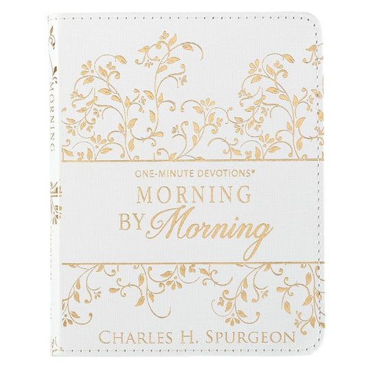 Christian Art Gifts One-Minute Devotions Morning by Morning Faux Leather