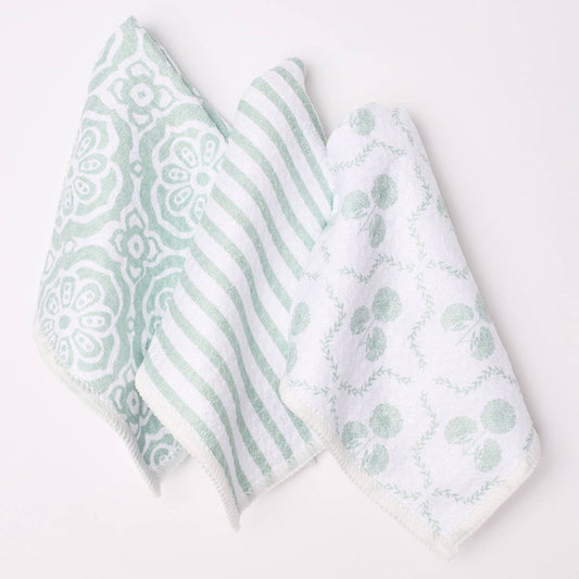 Mary Square Quick Dry Dish Towel Set Swtbrr Chrm Sge