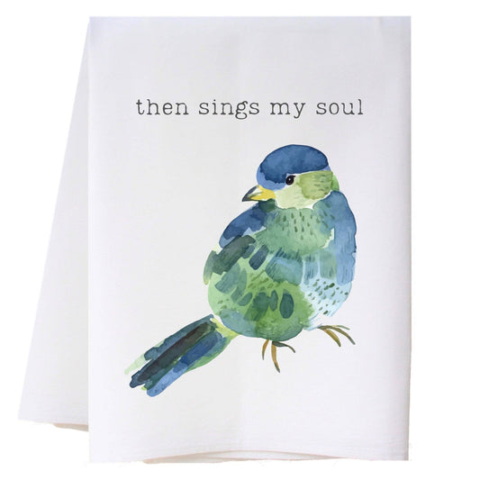 Cora & Pate Kitchen Towel-Then Sings My Soul