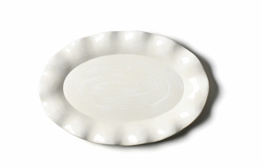 Coton Colors Signature White Oval Platter