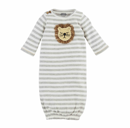 Mudpie Crochet Lion Sleep Gown