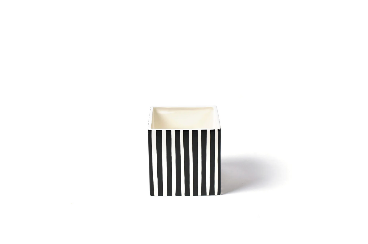 Happy Everything Black Stripe Mini Nesting Cube-Medium