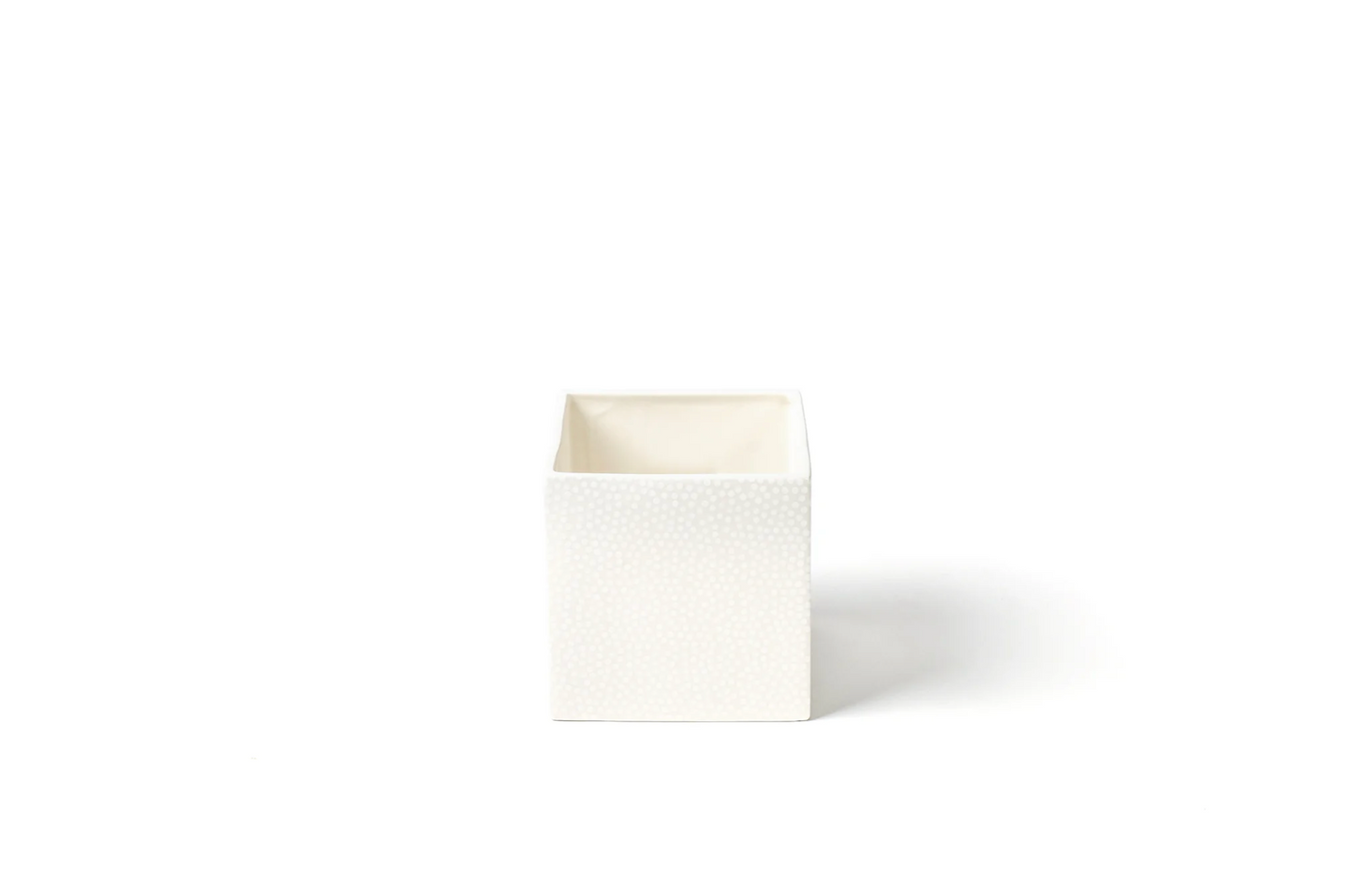 Happy Everything White Small Dot Mini Nesting Cube-Medium