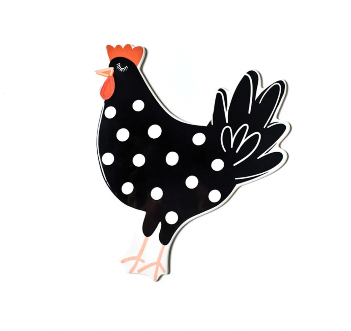 Happy Everything Polka Dot Chicken Mini Attachment